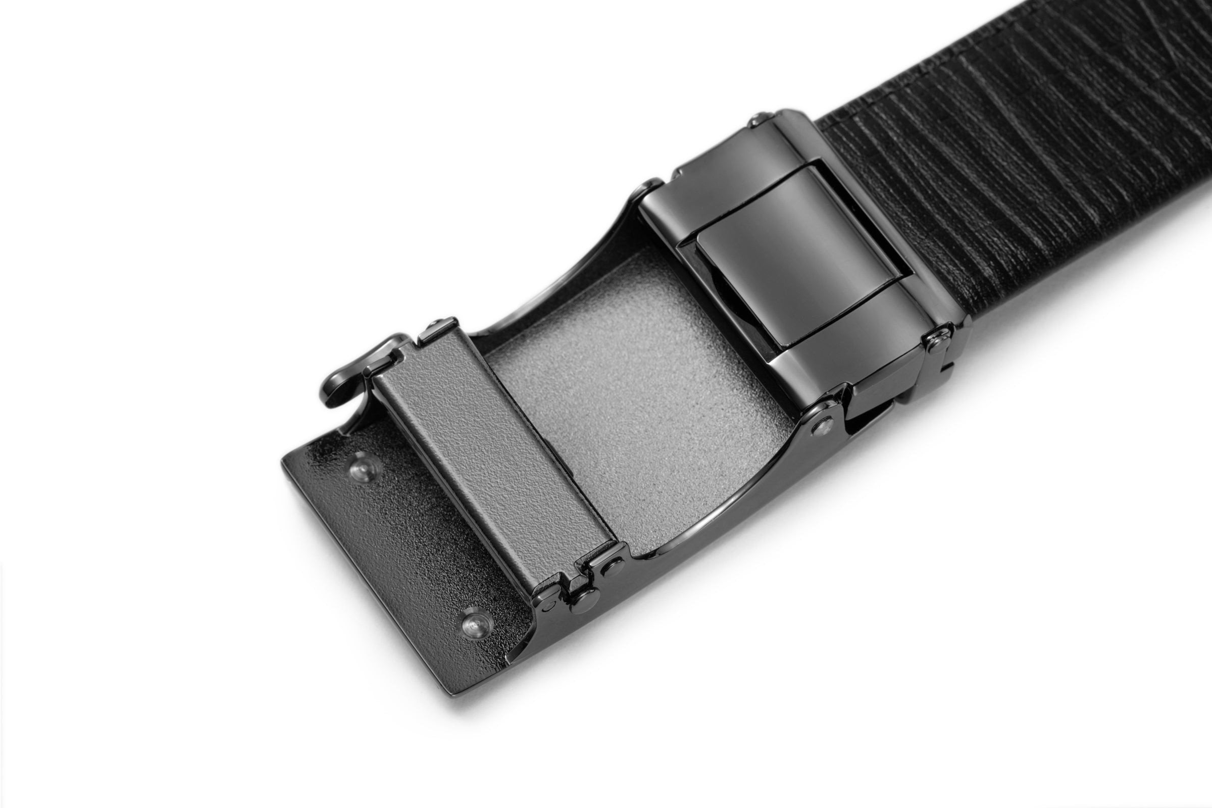 Samsonite AAMIR II Biz Auto Plate 03 Black Leather Belt