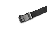 Samsonite AAMIR II Biz Plate AL Auto 04 Black Leather Belt