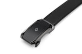 Samsonite AAMIR II Biz Plate AL Auto 04 Black Leather Belt