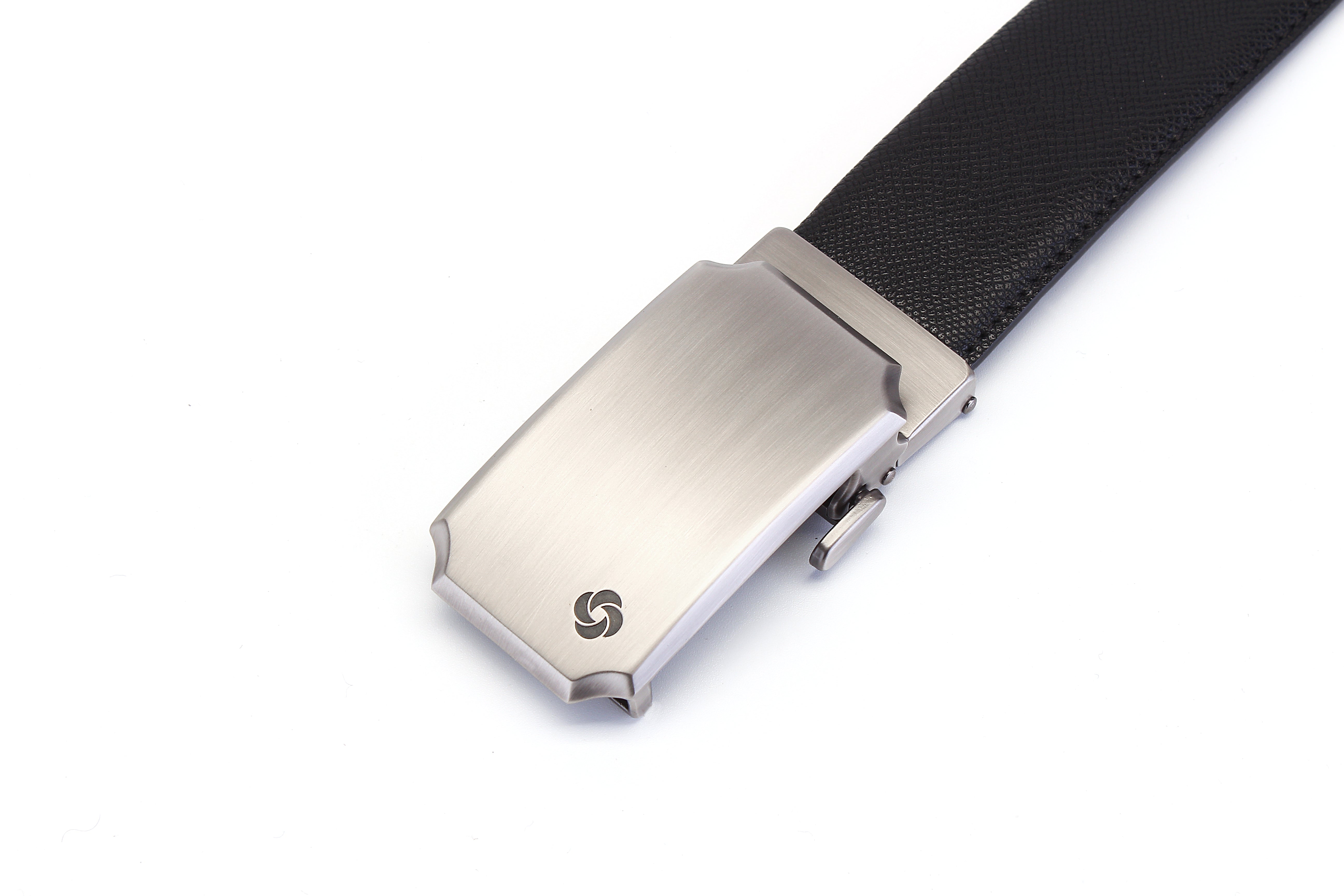 Samsonite Men's AAMIR Basic Auto Black Leather Belt