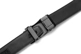 Samsonite AAMIR II Biz Auto Plate 04 Black Leather Belt