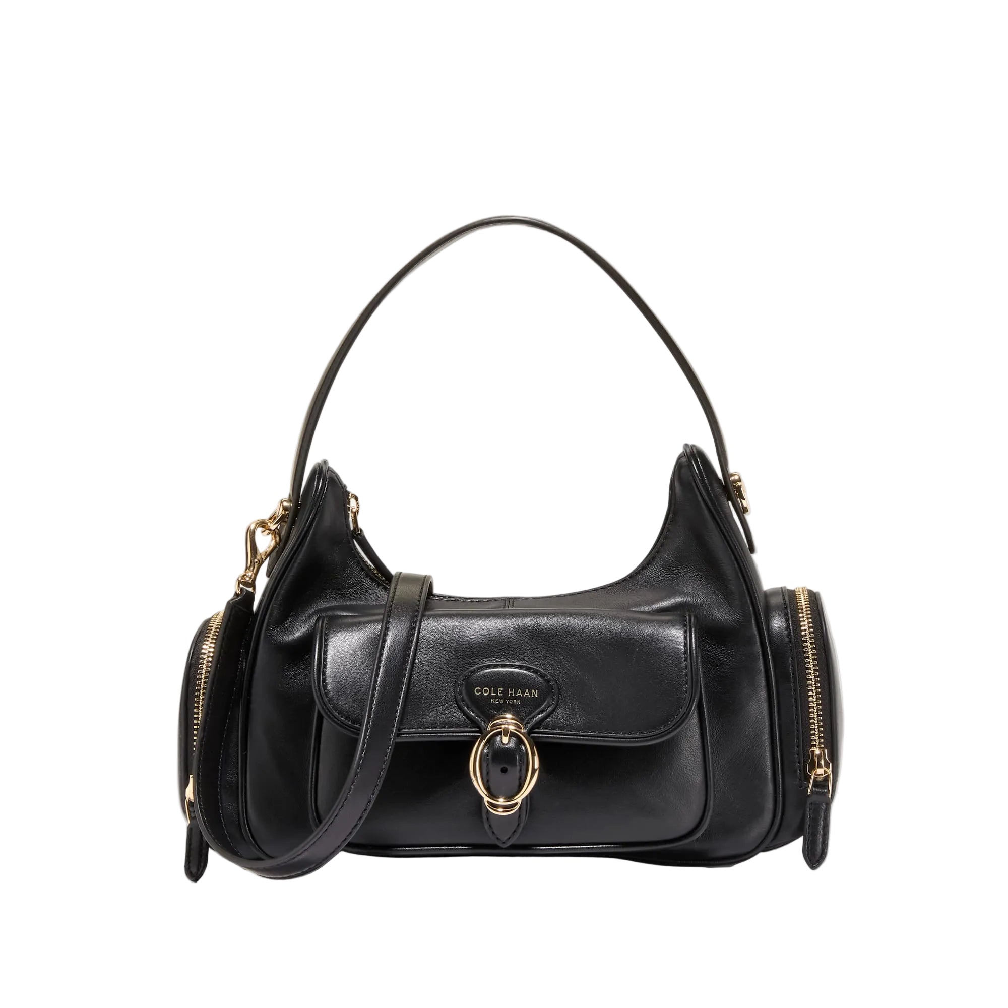 Cole Haan Women's Alexandria Shoulder Crossbody Bag U08170:BLACK:0000