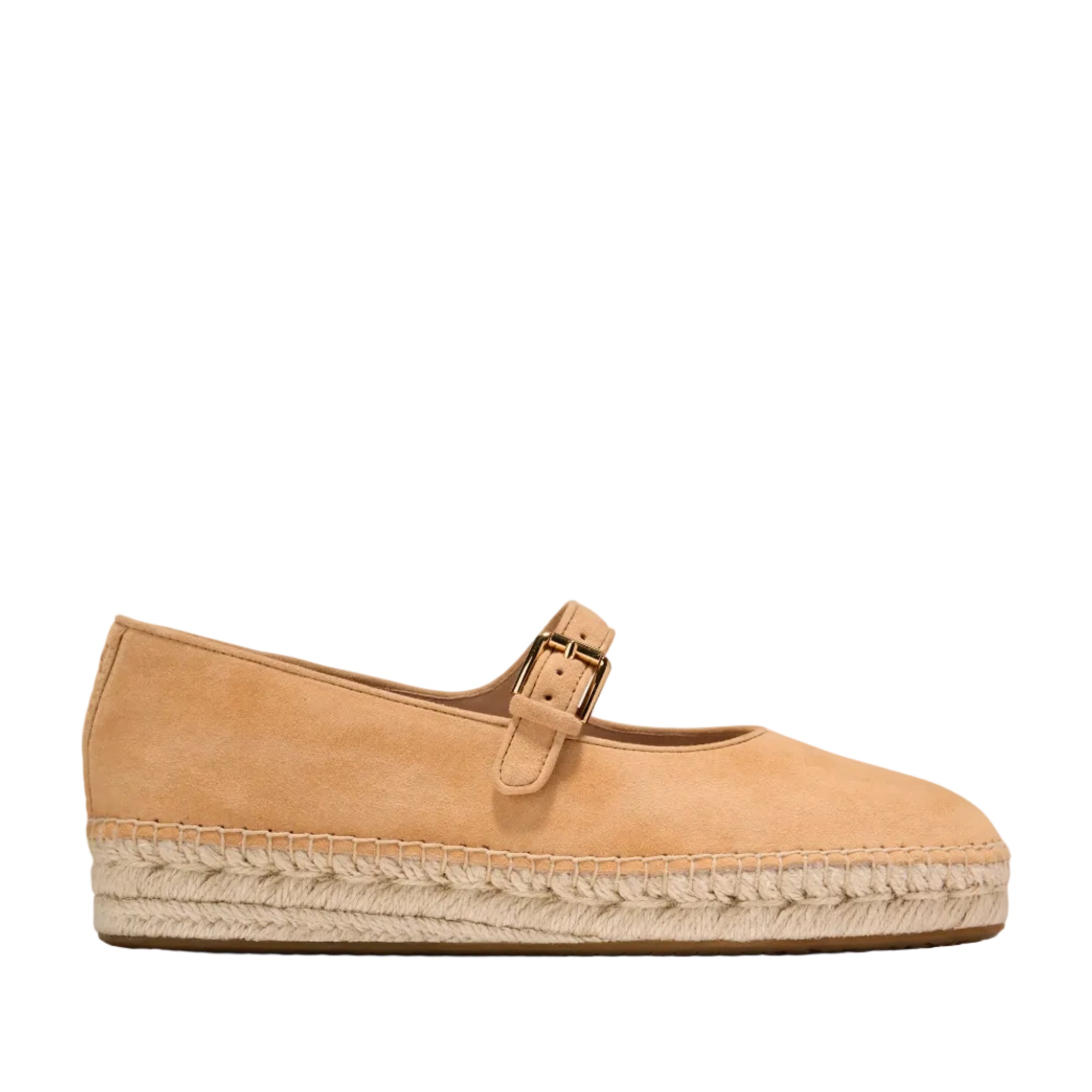 Cole Haan Women's Cloudfeel Asbury Mary Jane Ballet Flats W35463:BISCUIT SUEDE
