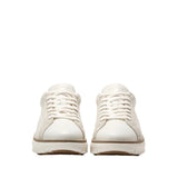 Cole Haan Women's ZERØGRAND Rexanna Lace-To-Toe Sneakers W35715:CH POWDER WP LTHR / SAND DOLLAR WP SDE / FLAN LTHR