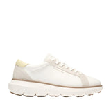 Cole Haan Women's ZERØGRAND Rexanna Lace-To-Toe Sneakers W35715:CH POWDER WP LTHR / SAND DOLLAR WP SDE / FLAN LTHR