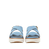 Cole Haan Women's ZERØGRAND Rexanna Sandals W36552:PROVINCIAL BLUE SUEDE