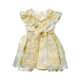 David Charles Kids Girl's Gold Dress