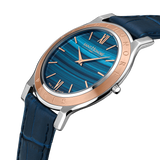 Saint Honore Deauville Men's Blue Dial Blue Leather Starp Watch