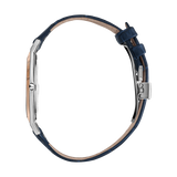 Saint Honore Deauville Men's Blue Dial Blue Leather Starp Watch