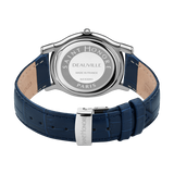 Saint Honore Deauville Men's Blue Dial Blue Leather Starp Watch