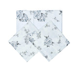 Dea Arte Nuova 7-Piece Floral Print Bed Sheet Set – Italian Cotton Luxury Bedding