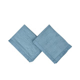 Dea Santorini 9-Piece Bed Sheet Set – 270x270 cm – Available in Blue & Ivory+2x50x80