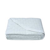 Dea Timothy Corrigan Intreccio Quilted Bedcover Set – 3 Pieces – White Italian Raso Sateen Luxury