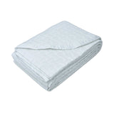 Dea Timothy Corrigan Intreccio Quilted Bedcover Set – 3 Pieces – White Italian Raso Sateen Luxury