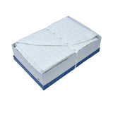 Dea Timothy Corrigan Intreccio Quilted Bedcover Set – 3 Pieces – White Italian Raso Sateen Luxury