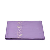 Dea Broccato Ricamo Raso Sateen Embroidered Duvet Cover Set – 260x240 cm – Lavender Italian Luxury Bedding