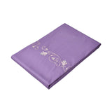 Dea Broccato Ricamo Raso Sateen Embroidered Duvet Cover Set – 260x240 cm – Lavender Italian Luxury Bedding
