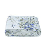 Dea Italian Luxury Alena Floral Print Sateen King Bedspread Set (7 Pieces) - 3 Color Options - Made in Italy