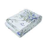 Dea Italian Luxury Alena Floral Print Sateen King Bedspread Set (7 Pieces) - 3 Color Options - Made in Italy