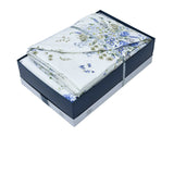 Dea Italian Luxury Alena Floral Print Sateen King Bedspread Set (7 Pieces) - 3 Color Options - Made in Italy