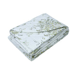 Dea Italian Luxury Alena Floral Print Sateen King Bedspread Set (7 Pieces) - 3 Color Options - Made in Italy