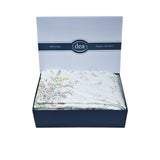 Dea Italian Luxury Alena Floral Print Sateen King Bedspread Set (7 Pieces) - 3 Color Options - Made in Italy