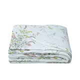 Dea Italian Luxury Alena Floral Print Sateen King Bedspread Set (7 Pieces) - 3 Color Options - Made in Italy
