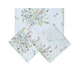 Dea Italian Luxury Alena Floral Print Sateen King Bedspread Set (7 Pieces) - 3 Color Options - Made in Italy