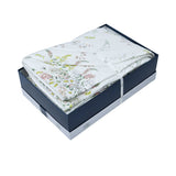 Dea Italian Luxury Alena Floral Print Sateen King Bedspread Set (7 Pieces) - 3 Color Options - Made in Italy