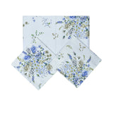 Dea Alena St. Raso Print Queen Bedspread Set – 7 Pieces – Italian Floral Elegance | Available in 3 Colors