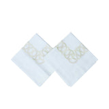 DEA Timothy Corrigan Pearls Jacquard Raso Sateen Duvet Cover Set – 260x240 cm – Italian Luxury Bedding