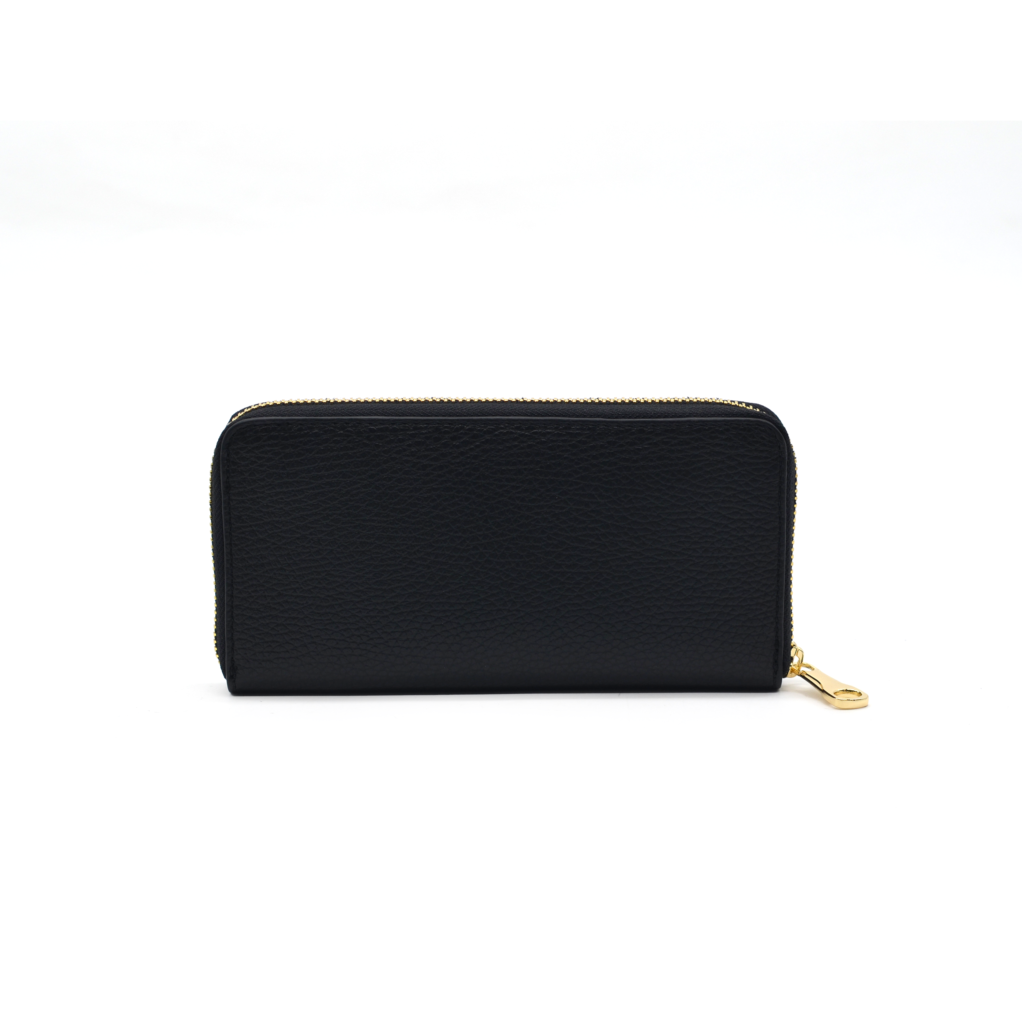 بطانة جلد PU من جلد DEMI L Dollaro باللون الأسود 19X10 5X2 AW25