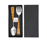 Van Deurs Danmark Servers Stainless Steel & Cane