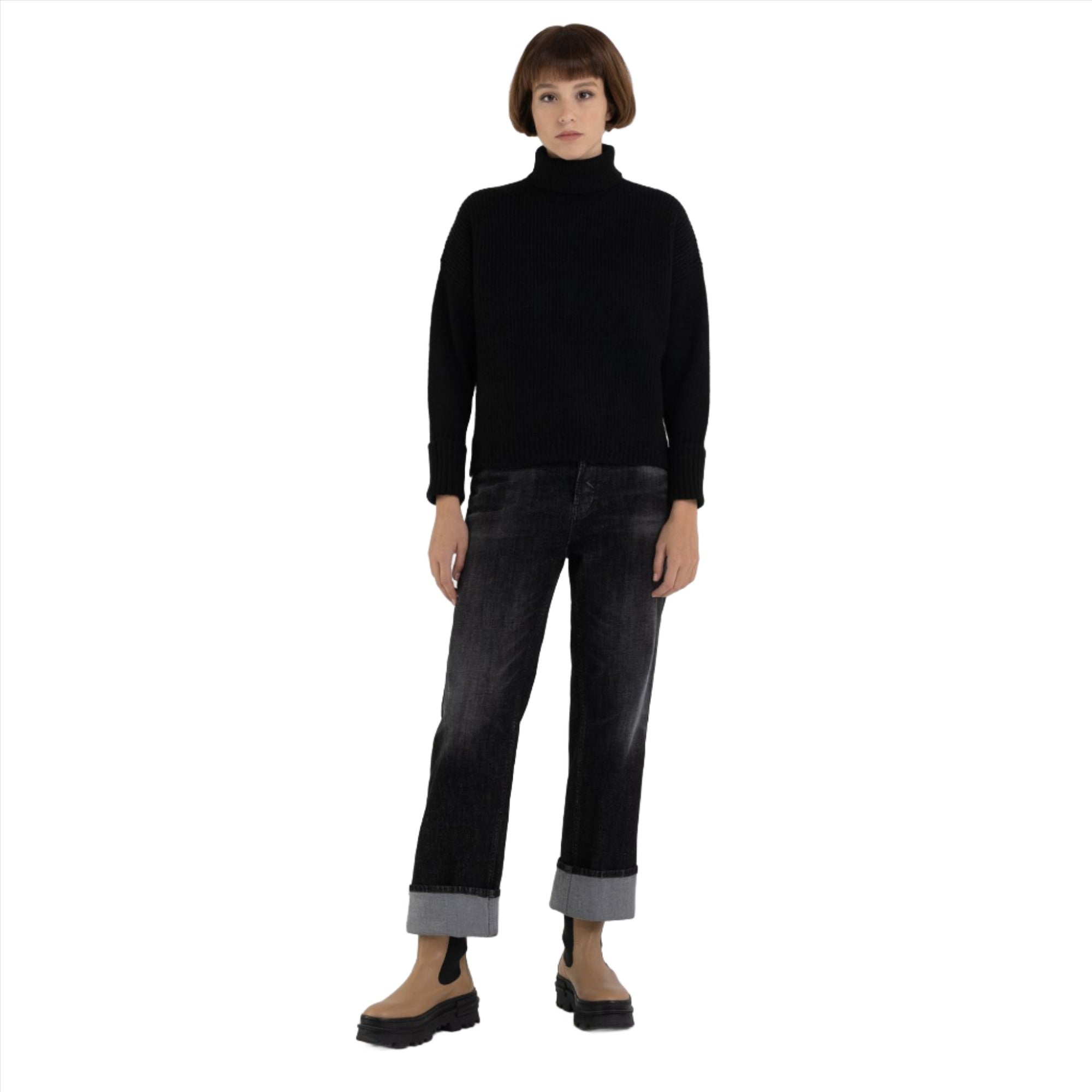 Replay Recycled turtleneck sweater | Clothing | GCC | Sweaters and Cardigans | Women | Women All Clothing | Womens | Womens Fashion Replay Recycled turtleneck sweater | Clothing | GCC | Sweaters and Cardigans | Women | Women All Clothing | Womens | Womens Fashion
