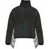 Replay Women's High Neck Sweater with Fringes