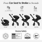 Doona Kids New Born X Infant Car Seat Nitro Black
