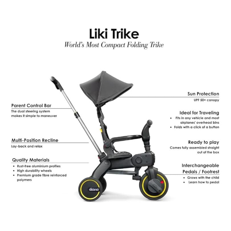 Doona Kids New Born Liki Trike S1 Grey Hound | New Born | New Born Boy (0M - 9M) | New Born Boy Stroller | New Born Girl (0M - 9M) | New Born Girl Stroller | New Born Stroller | scat: Strollers & Accessories | Stroller | Strollers Doona Kids New Born Liki Trike S1 Grey Hound | New Born | New Born Boy (0M - 9M) | New Born Boy Stroller | New Born Girl (0M - 9M) | New Born Girl Stroller | New Born Stroller | scat: Strollers & Accessories | Stroller | Strollers
