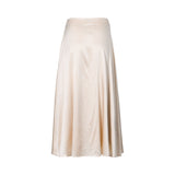 Dinoma Women's Long Light Beige Skirt