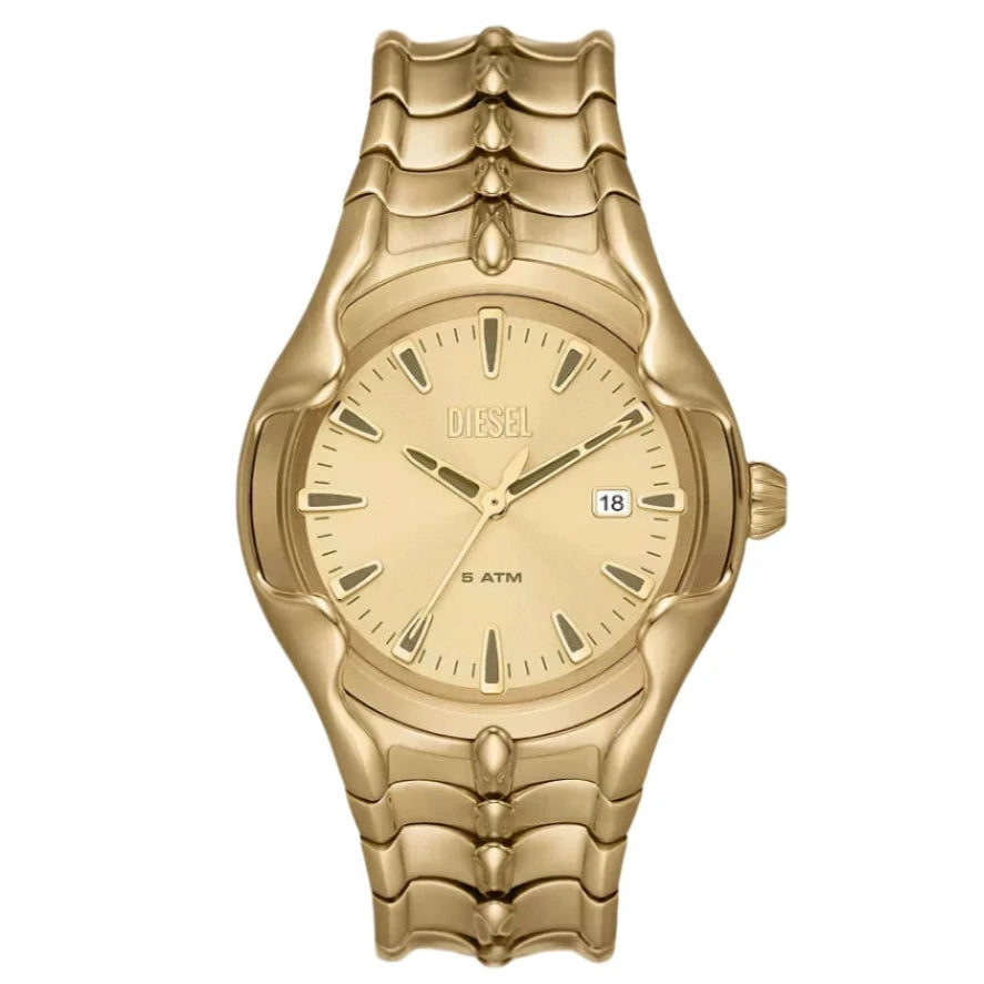 Diesel Vert Gents Three-Hand Date Gold-Tone Stainless Steel Watch | Fashion Watches | GCC | Men | Mens | Mens Watches | Watch | Watches Diesel Vert Gents Three-Hand Date Gold-Tone Stainless Steel Watch | Fashion Watches | GCC | Men | Mens | Mens Watches | Watch | Watches