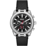 Diesel Split Chronograph Men's Leather Watch