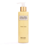 Front view of D'Elites Fragrant Body True Sensation Body Lotion in an 8 fl. oz. (236 ml) .