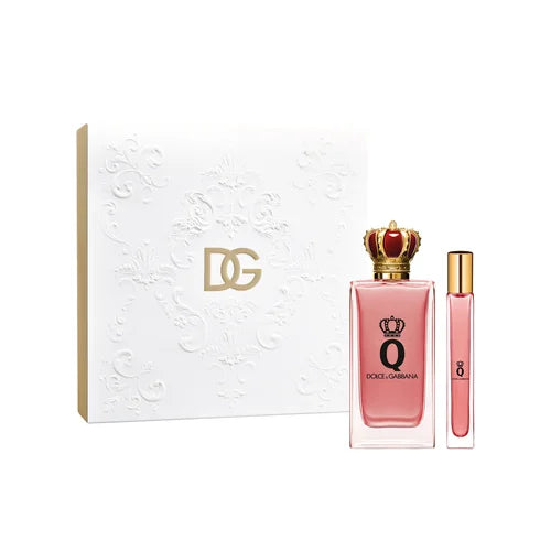 Dolce And Gabbana Q Eau De Parfum Intense Gift Set 100ml and 10ml Now Online at Blue Salon Qatar