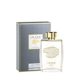 La Lique Pour Homme Lion Eau De Parfum - 125ml Lalique perfume bottle and packaging on a white background