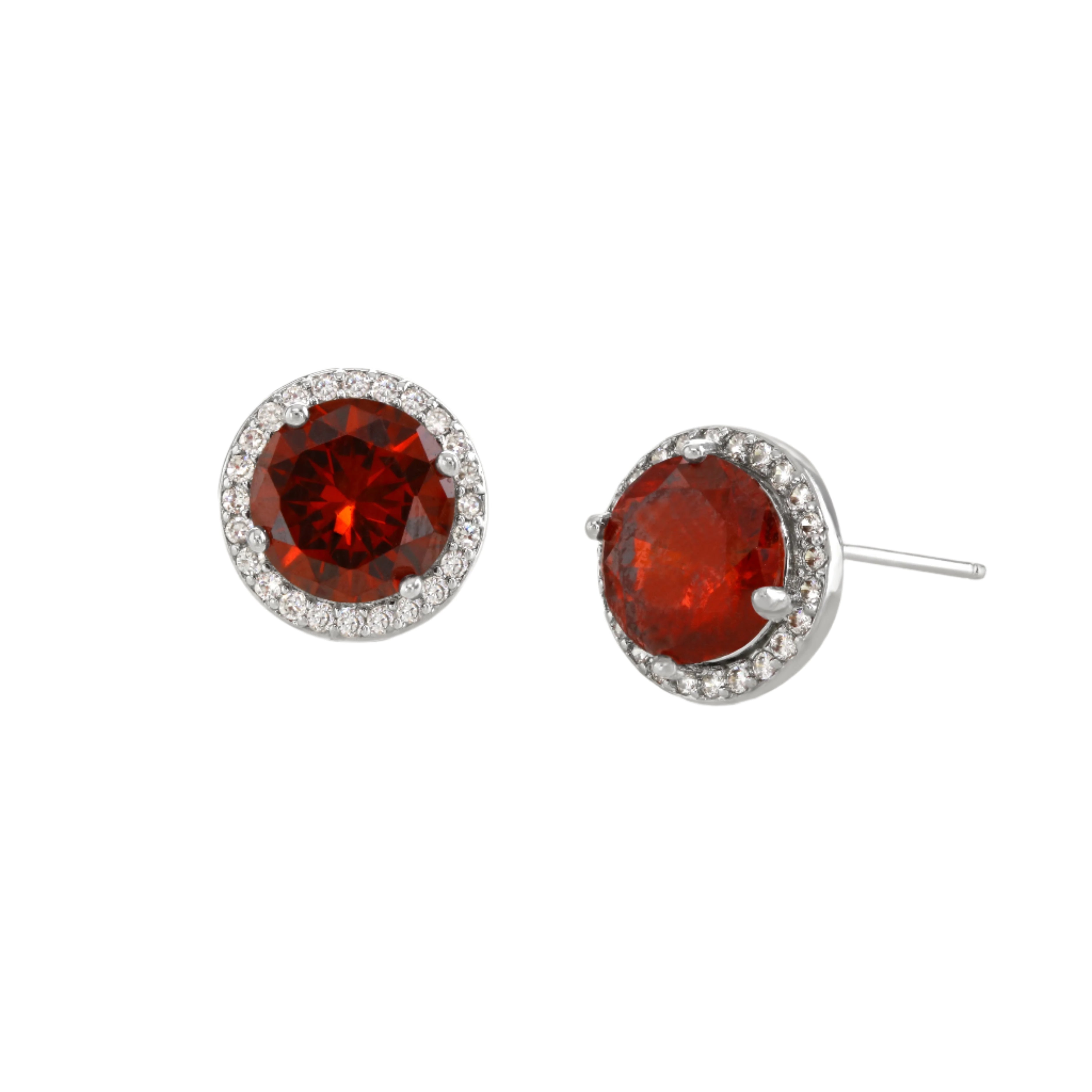 Buckley London Ruby Halo Earrings Rhodium | Accessories | Earrings | Fashion Jewellery | Women | Women Earrings | Womens Buckley London Ruby Halo Earrings Rhodium | Accessories | Earrings | Fashion Jewellery | Women | Women Earrings | Womens