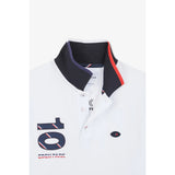 Eden Park Gents White Short-Sleeved Polo Shirt Xv Of France