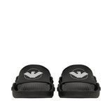 Emporio Armani Men's Logo Detail Slide Slippers