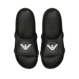 Emporio Armani Men's Logo Detail Slide Slippers