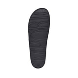 Emporio Armani Men's Ribbed Strap Slide Slippers with Logo Detail