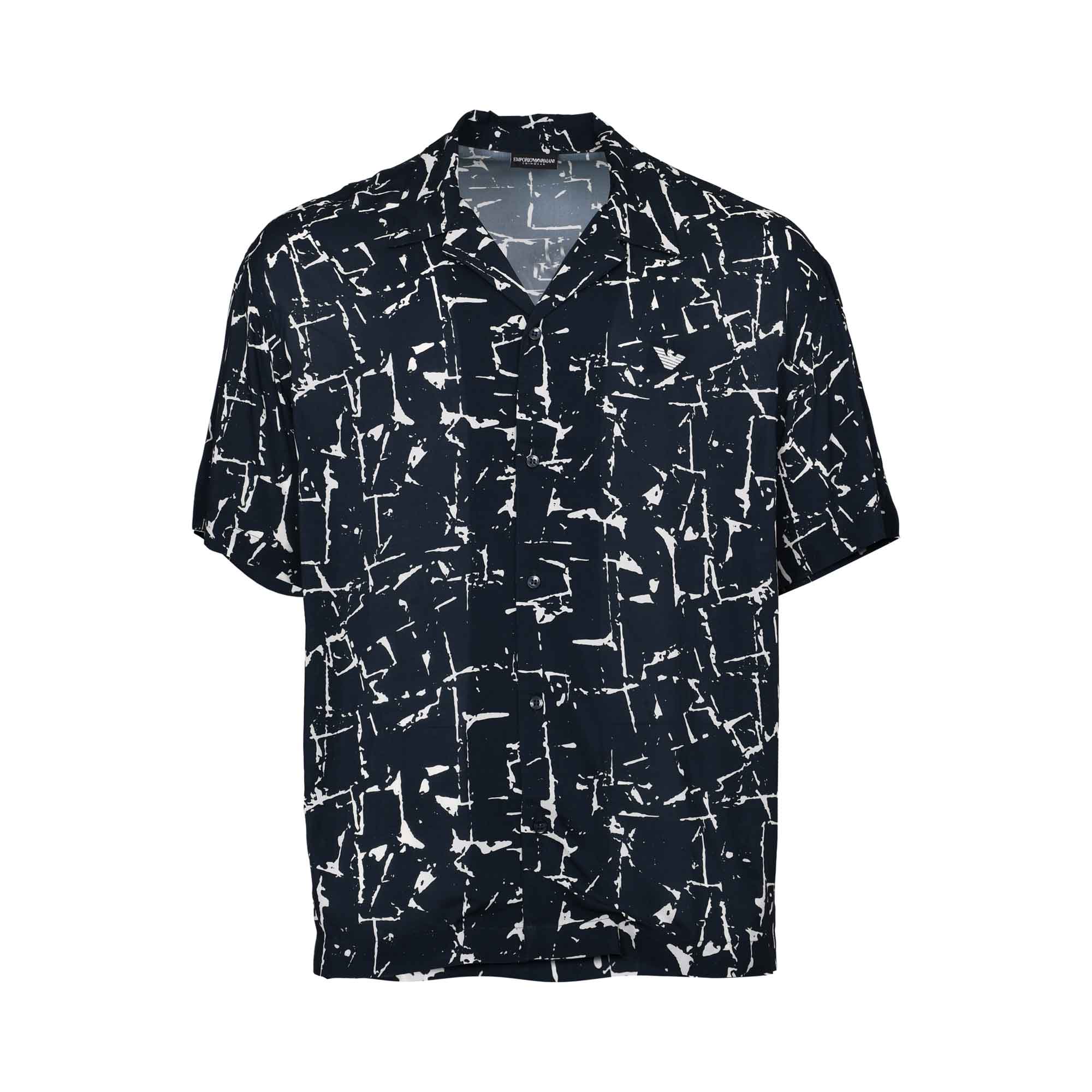 Emporio Armani Men's Abstract Print Short Sleeve Shirt | All Clothing | departure-to-desk | Men | Mens | Mens Fashion | new-season-2025 | Shirts | Shirts & T-Shirts Emporio Armani Men's Abstract Print Short Sleeve Shirt | All Clothing | departure-to-desk | Men | Mens | Mens Fashion | new-season-2025 | Shirts | Shirts & T-Shirts