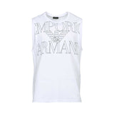 Emporio Armani Men's Logo Sleeveless T-Shirt - (Available in White & Timber)